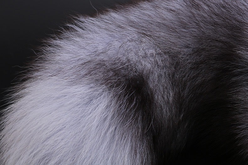 Silver Blue Fox Tail