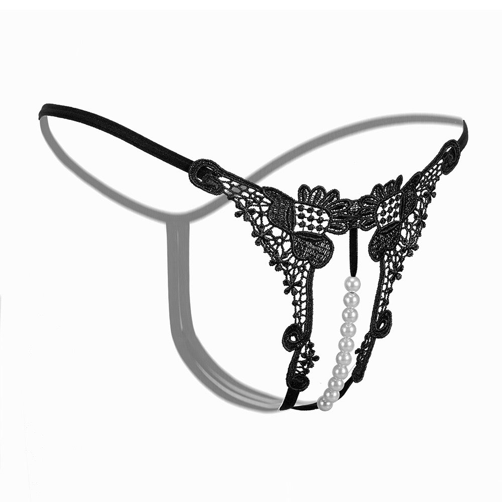 Lace Pearl T Panty