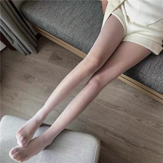 White Diamond Pantyhose Stockings