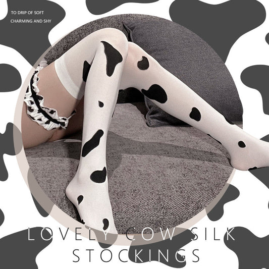 Cow Silk Stockings