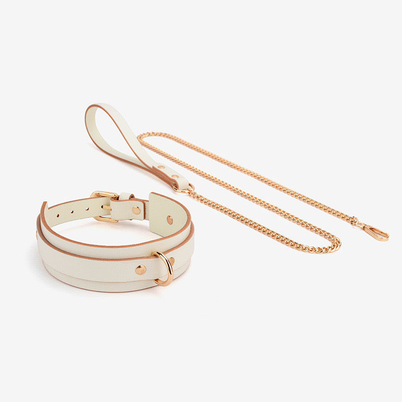 Classic Style Leather Collar