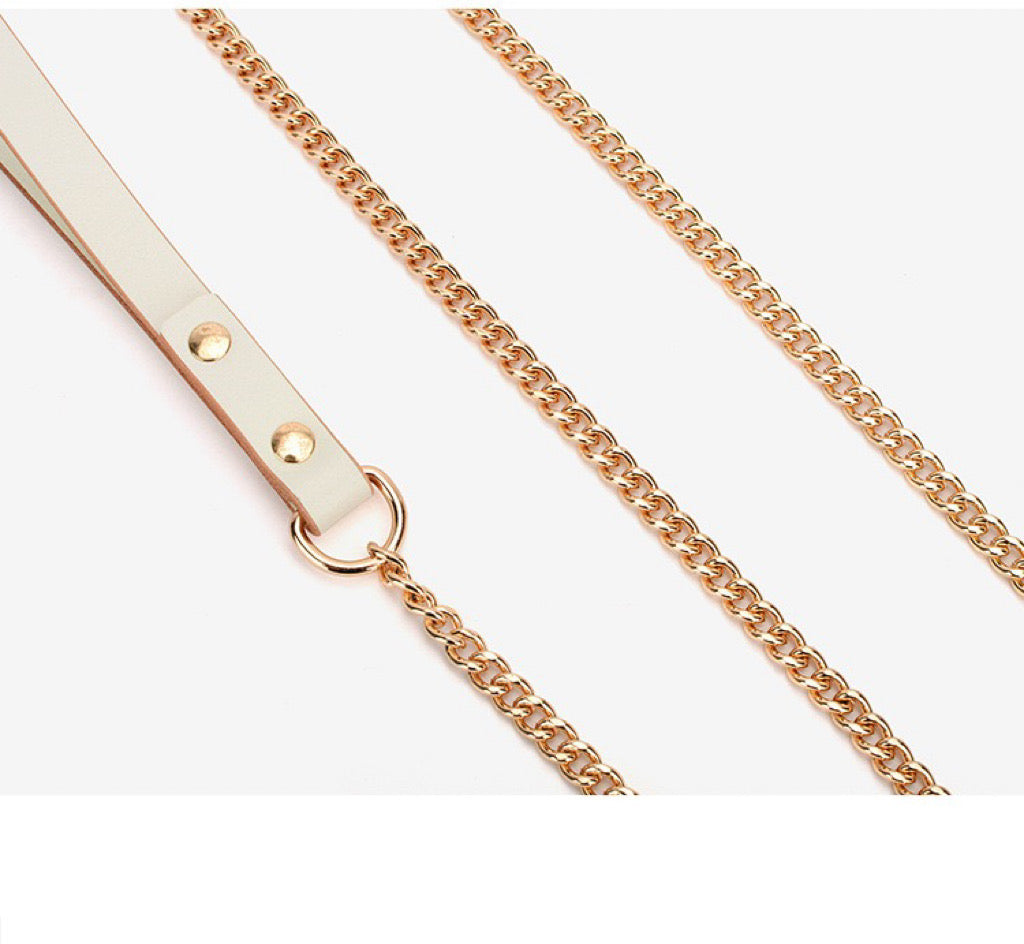 Leather Collar With Bell