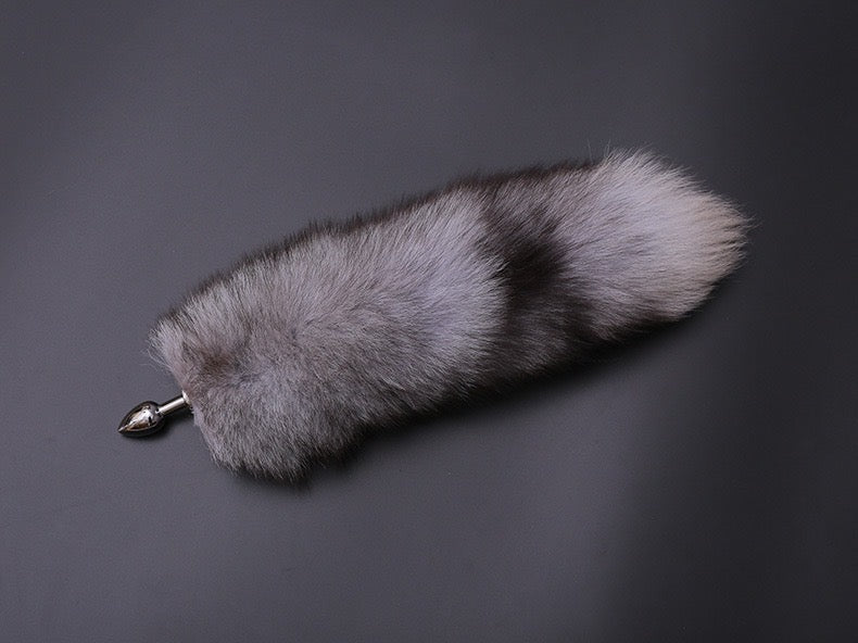 Silver Blue Fox Tail