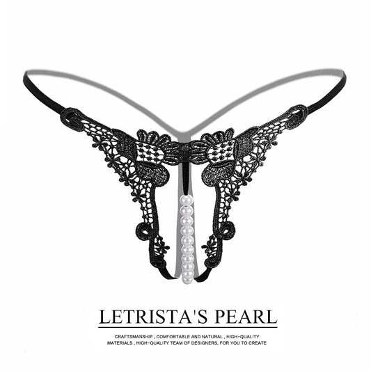 Lace Pearl T Panty